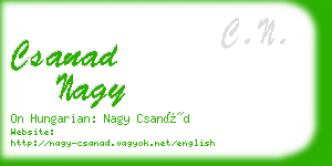 csanad nagy business card